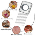 Onion Holder Slicer Vegetable tools Tomato Cutter Stainless - Arabinox