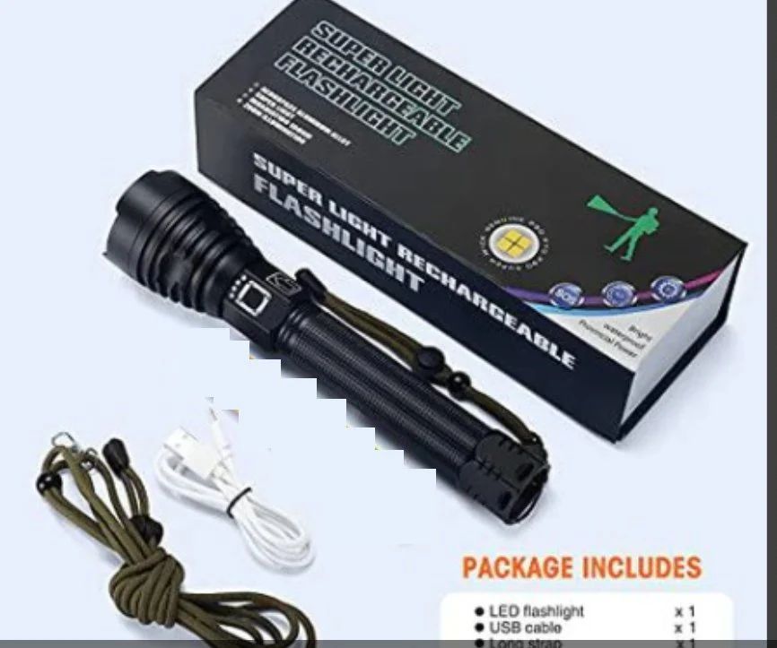 P90 LED Rechargeable Laser Flashlight - Arabinox