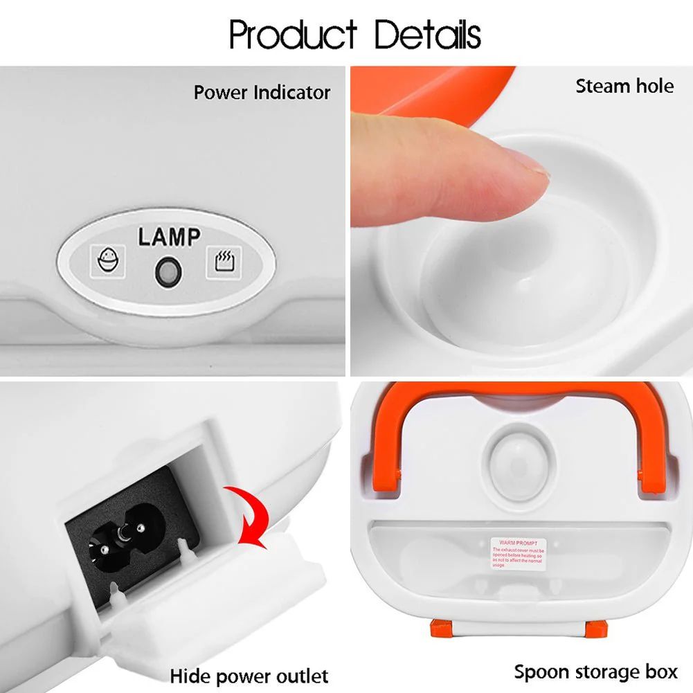 Portable Electric Heater Lunch Box - Arabinox