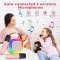 Portable Karaok sound system with 2 Wireless Mike - Arabinox