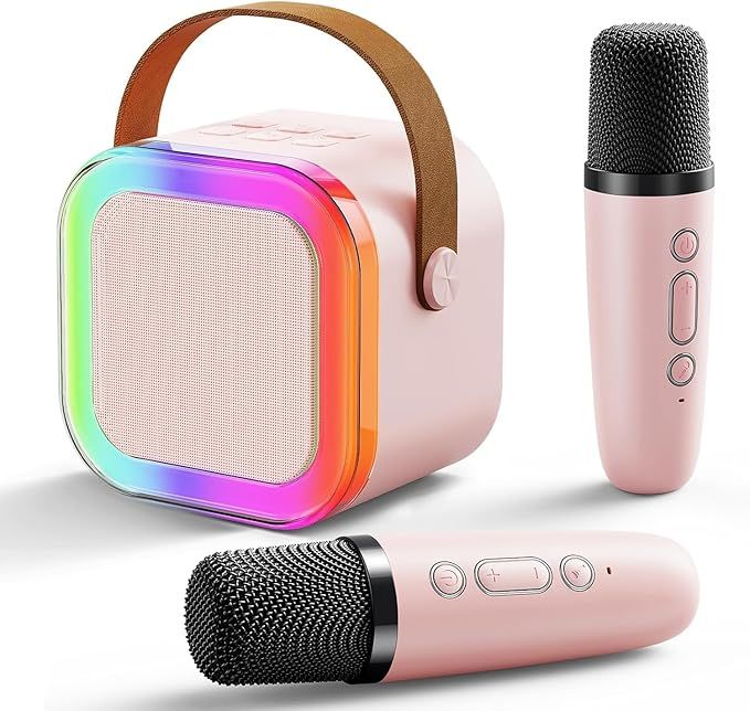 Portable Karaok sound system with 2 Wireless Mike - Arabinox