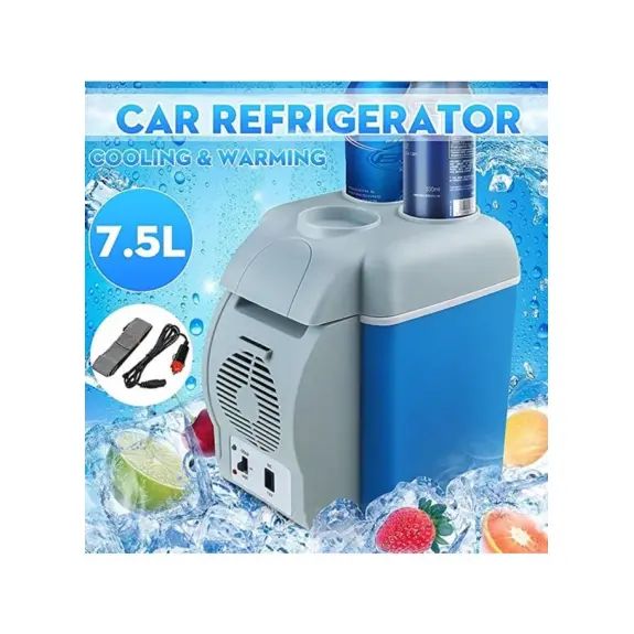 Portable Mini Car Refrigerator, 12V 7.5L Car Fridge - Arabinox