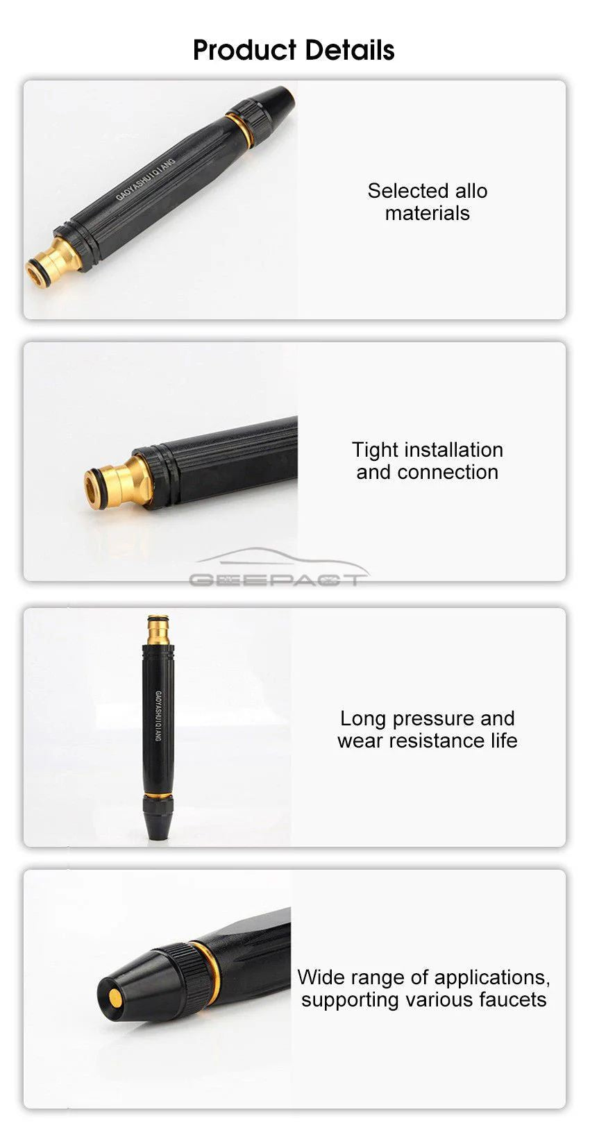 Portable Water Hose Nozzle - Arabinox