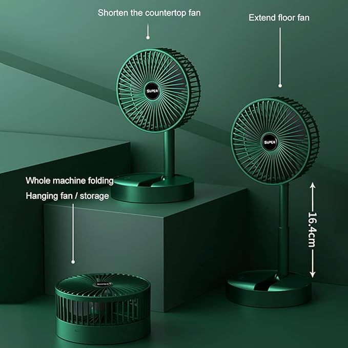Rechargeable folding fan - Arabinox
