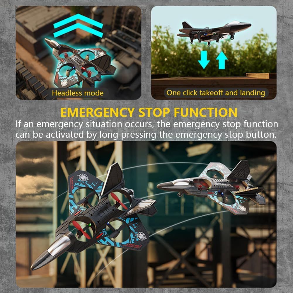 TAK TAK RC Fighter Jet Drone Toy - Arabinox