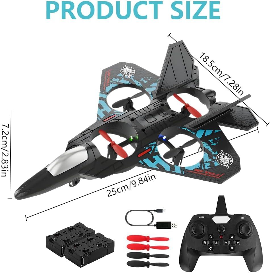TAK TAK RC Fighter Jet Drone Toy - Arabinox
