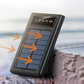 Solar Power Bank 20000CmAh, Fast Charging Built in Cable - Arabinox