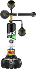 Speed Bags Boxing Reflex, Punching Bag with Spinning Bar, Height Adjustable Freestanding Speed Trainer - Arabinox