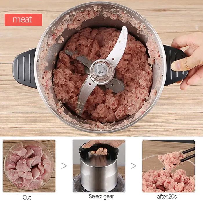 Stainless Steel Food Chopper - Arabinox