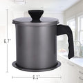 Stainless Steel Oil Filter Pot with Tray - Arabinox