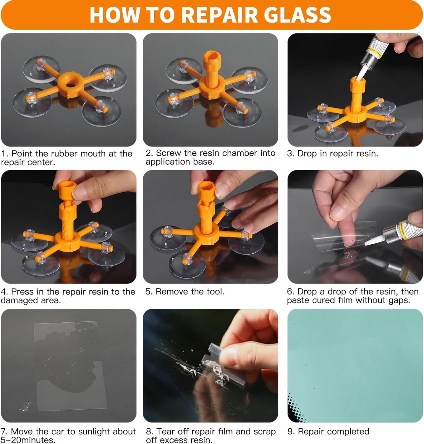 Car Windshield Repair Kit - Arabinox