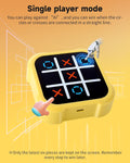 Tic Tac Toe Bolt Game, Electronic 4-in-1 Handheld Puzzle Game Console - Arabinox