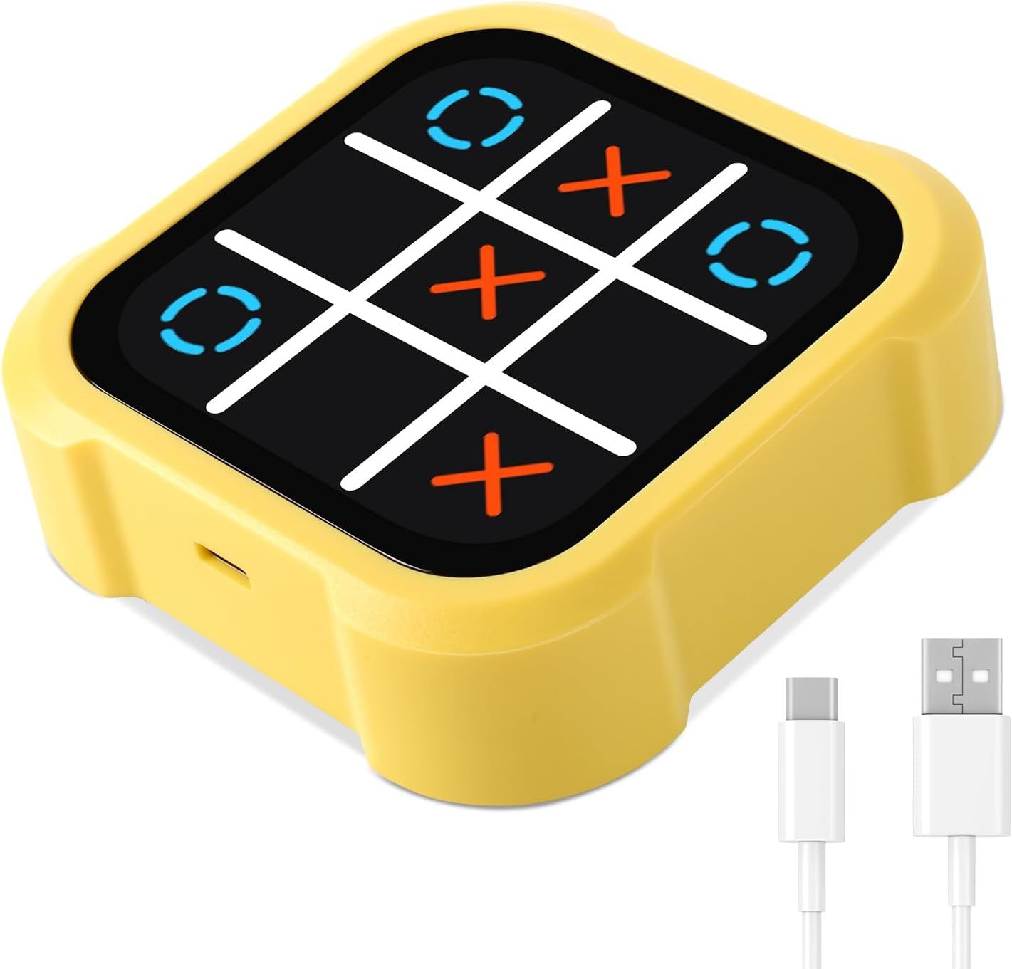 Tic Tac Toe Bolt Game, Electronic 4-in-1 Handheld Puzzle Game Console - Arabinox