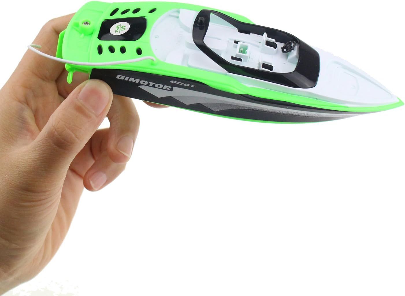 Mini RC Boat Ship Remote Control Speedboat Speed Racing Boat Water Toy Kids - Arabinox