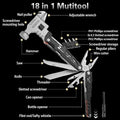 Upgraded 18 in 1 Multitool,Professional Stainless Steel - Arabinox
