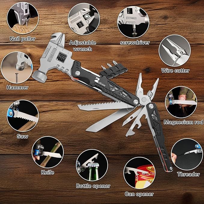 Upgraded 18 in 1 Multitool,Professional Stainless Steel - Arabinox