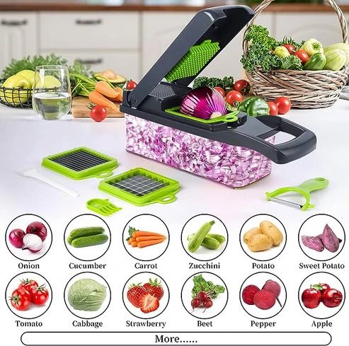 Vegetable Cutter Chopper and Slicer - Arabinox