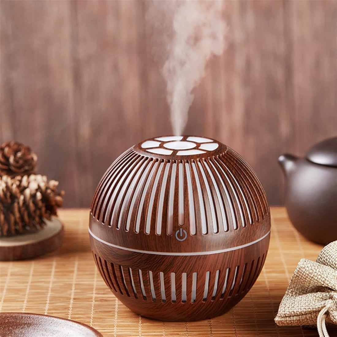Wtrtr 150ml Ultrasonic Essential Oil Diffuser 7 Color Light - Arabinox